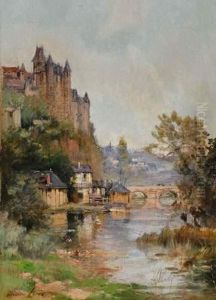 Le Chateau D'uzerche En Correze by Maurice Levis