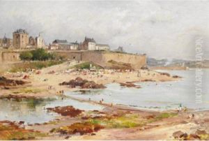 Plage I¿½ Saint Malo by Maurice Levis