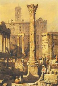 Rome. The Forum by Samuel Prout