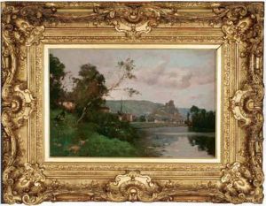 La Seine Pres Des Andelys by Maurice Levis