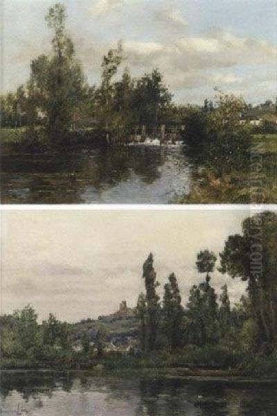 Les Peupliers De La Char; Un Barrage Sur La Riviere - view 1