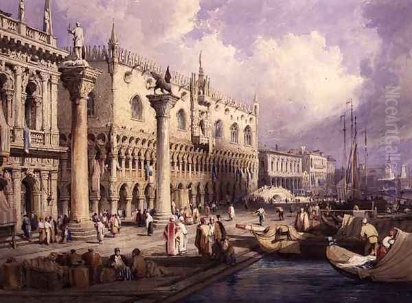 The Molo and the Doges Palace, Venice - view 1