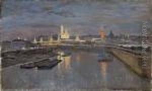 The Illumination Of The Moscow Kremlin by Isaak Ilyich Levitan