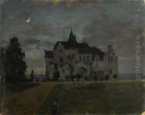 Twilight At The Chateau by Isaak Ilyich Levitan