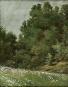 Medow On The Edge Of A Forest by Isaak Ilyich Levitan