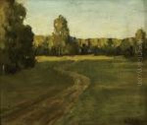 Road In A Wood by Isaak Ilyich Levitan