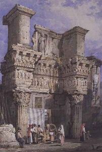 Forum of Nerva, Rome by Samuel Prout