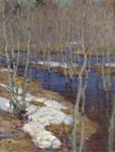 The Thaw by Isaak Ilyich Levitan