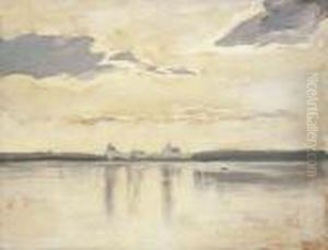 Landscape At Dawn by Isaak Ilyich Levitan