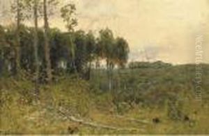 Wooded Landscape by Isaak Ilyich Levitan