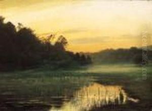 Morning Mist Over The Marsh by Isaak Ilyich Levitan