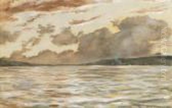 River Volga - Sunset - view 1