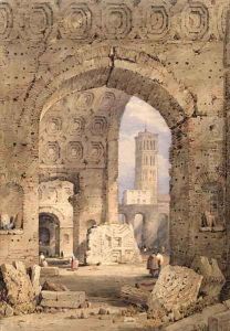 Temple of Peace, Roman Forum, 1825-50