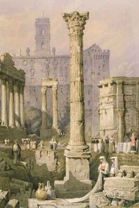 View of the Forum, Rome by Samuel Prout