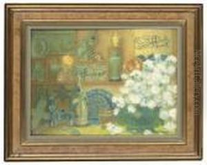 Nature Morte Aux Ceramiques Islamiques by Lucien Levy-Dhurmer