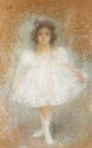 The Little Ballerina (miss Riosanu) by Lucien Levy-Dhurmer