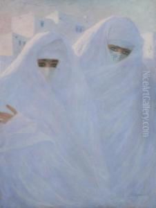 Promenade Du Soir, Maroc by Lucien Levy-Dhurmer