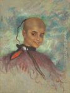 Portrait D'enfant Arabe
