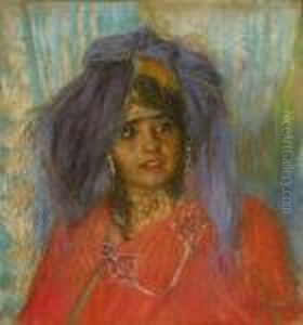 Portrait D'une Berbere Marocaine