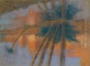 Paysage De Marrakech by Lucien Levy-Dhurmer