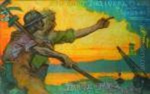 Pastel by Lucien Levy-Dhurmer
