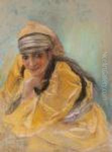 Jeune Fille De Marrakech by Lucien Levy-Dhurmer