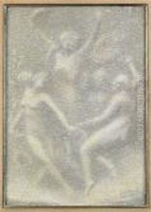Effet De Neige Sur La Danse De Carpeaux by Lucien Levy-Dhurmer