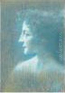 Le Profil Bleu by Lucien Levy-Dhurmer