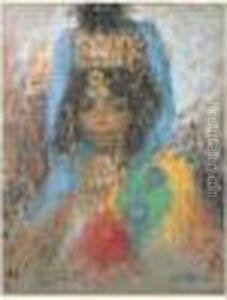 Femme Du Maghreb Paree De Bijoux