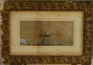 Sailing Along Shore by Edmund Darch Lewis