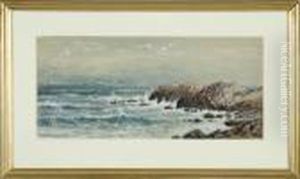 Seascape With Distant Ships by Edmund Darch Lewis