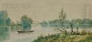 Rowboat On A Lake
