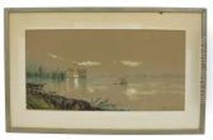Watercolor And Gouache On Paper by Edmund Darch Lewis