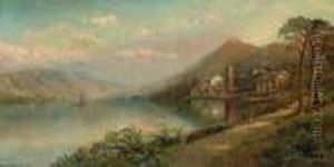 A Stroll By The Lake by Edmund Darch Lewis