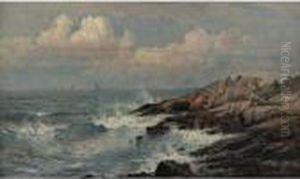 Along The Rocky Coast by Edmund Darch Lewis