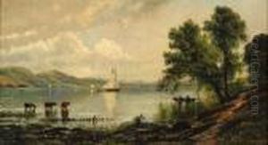 Sailing Boats On A Lake Sailing Boats On A Lake