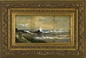 Coastal Scene by Edmund Darch Lewis