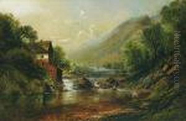 Fishing By The Mill - view 1