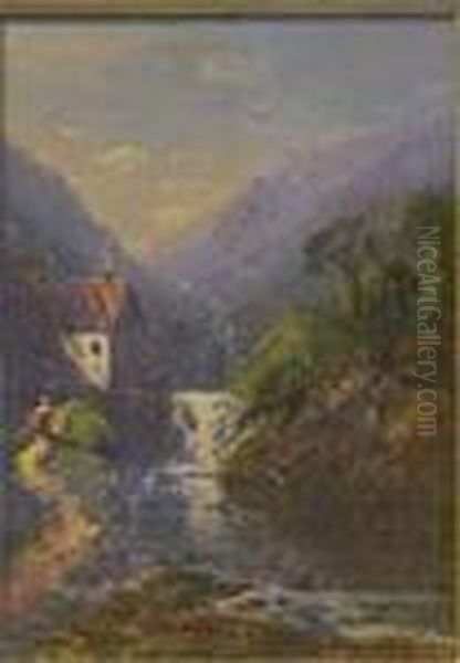 Mountain Cottage By A Waterfall - view 1