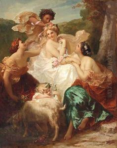 Springtime by Henri Pierre Picou