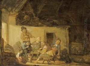 A Barn Interior 1637 by Pieter Symonsz. Potter