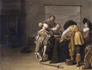 Guardroom Interior by Pieter Symonsz. Potter