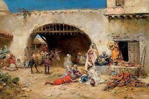 Arab market by Francisco Pradilla y Ortiz