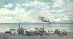 Capri, the Gulf of Naples by Francisco Pradilla y Ortiz