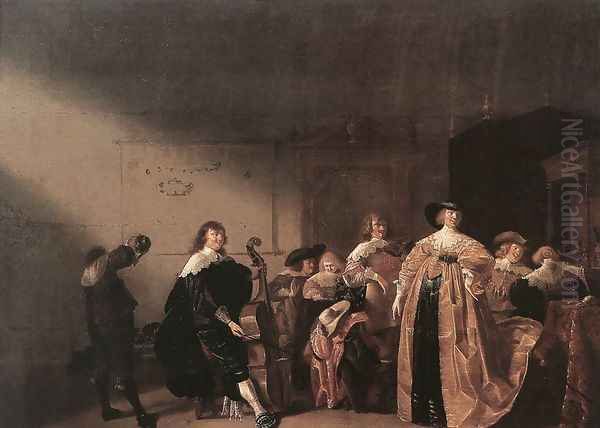 Party Scene with Music 1635-40 - view 1