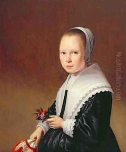 Portrait of a Girl by Anthonie Palamedesz