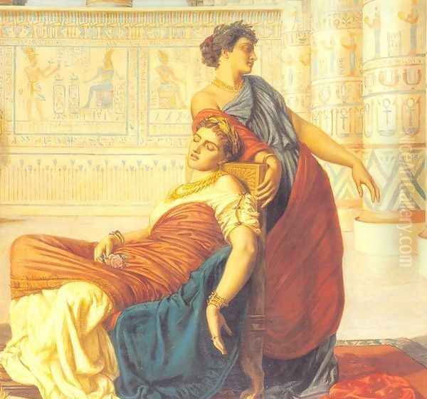 The Death of Cleopatra (detail) by Valentine Cameron Prinsep