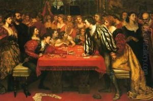 A Venetian Gaming-House in the Sixteenth Century by Valentine Cameron Prinsep