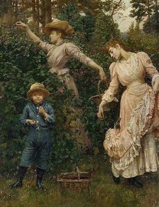 Among the brambles by Valentine Cameron Prinsep