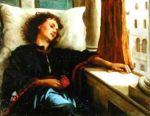 Lisa from 'The Decameron' by Giovanni Boccaccio by Valentine Cameron Prinsep